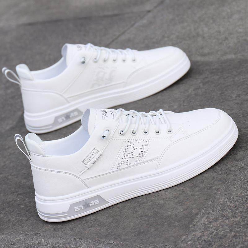 潮牌鞋子男2025春季韩版百搭男士小白鞋一脚蹬男鞋软底休闲鞋板鞋,流行男鞋,休闲拖鞋,淘宝优惠券,粉丝福利购,淘宝优惠卷