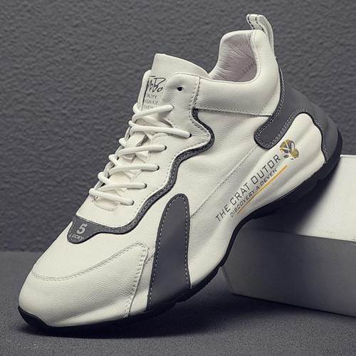 ECTOR HARDEN运动休闲鞋男新款真皮老爹鞋内增高包底韩版潮流男鞋