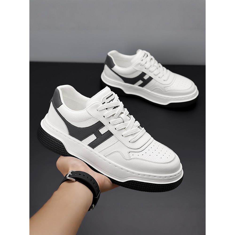 欧洲站潮牌男鞋2025新款秋冬季板鞋男款韩版潮流时尚厚底小白鞋男