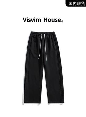 【品牌现货折扣专区】Visvim Wings春秋新款男士宽松直筒休闲裤