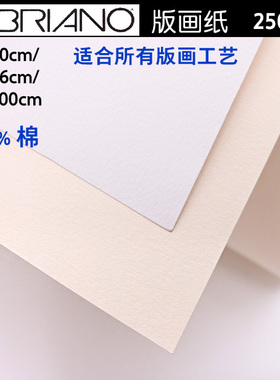 意大利飞碧纳版画纸250g 白色米色2K/4K版画纸50%棉浆版画纸