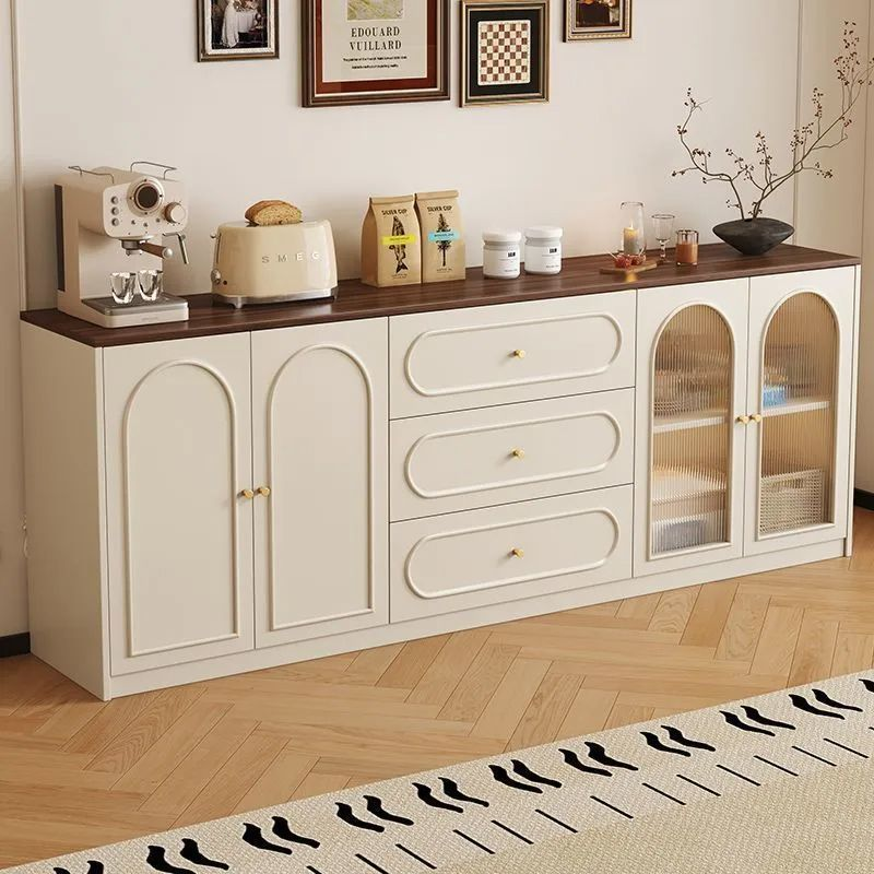 实木餐边柜家用门口靠墙大容量入户进门玄关一体收纳储物柜餐边柜