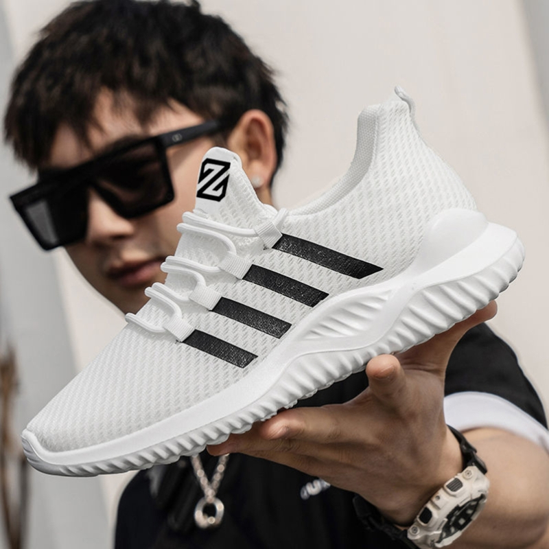 运动鞋男鞋春夏款透气网面鞋薄款软底防滑男休闲鞋跑步鞋百搭潮鞋