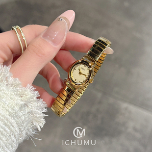 ICHUMU手表女2025新款轻奢小众高级感精致小巧女表时尚小表盘女款