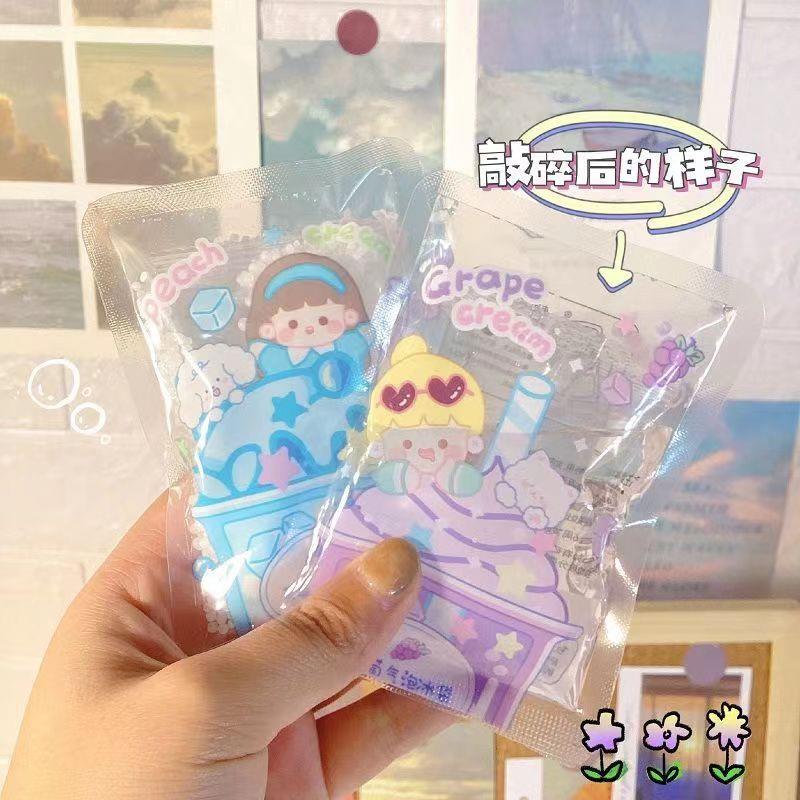 夏季创意学生迷你敲敲乐小冰袋可爱少女心卡通便携冰敷袋冰包速冷