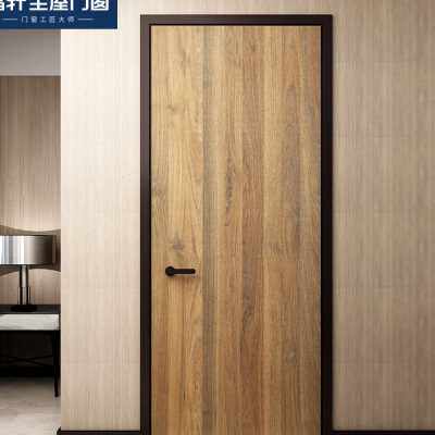 新品富轩门窗简约现代室风格室内卧室实木门房间静音生态门套装门