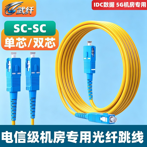 SC-SC单模单芯sc双芯光纤跳线