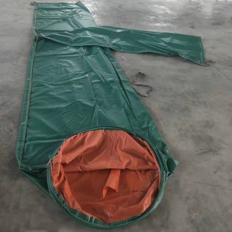 规格齐全矿用风筒 隧道阻燃高强丝风筒布 800mm矿用骨架风筒