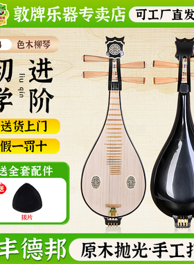 敦煌牌652/653/654柳琴系列土琵琶专业考级演奏民族乐器用琴