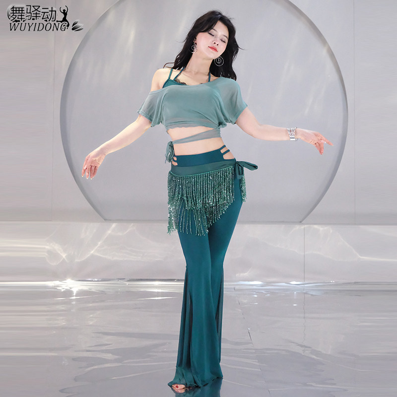 肚皮舞服装2026新款高级东方舞练功服女初学者舞蹈演出服裤子套装