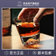 品牌官旗 日本田岛硝子江户硝子富士山杯威士忌酒杯手工玻璃杯