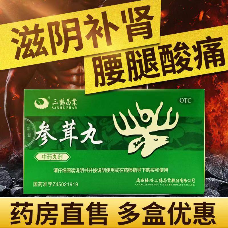 三鹤药业参茸丸10g*6丸滋阴补肾虚肾寒气血两亏腰腿酸痛形体瘦弱 - 实物图