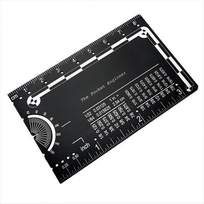 跨境新品Scale Ruler 口袋工程尺工程尺工程师工业方程式标尺