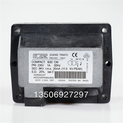 原装进口FIDA飞达点火变压器8KV单级高压包COMPACT 10/20 10/30CM