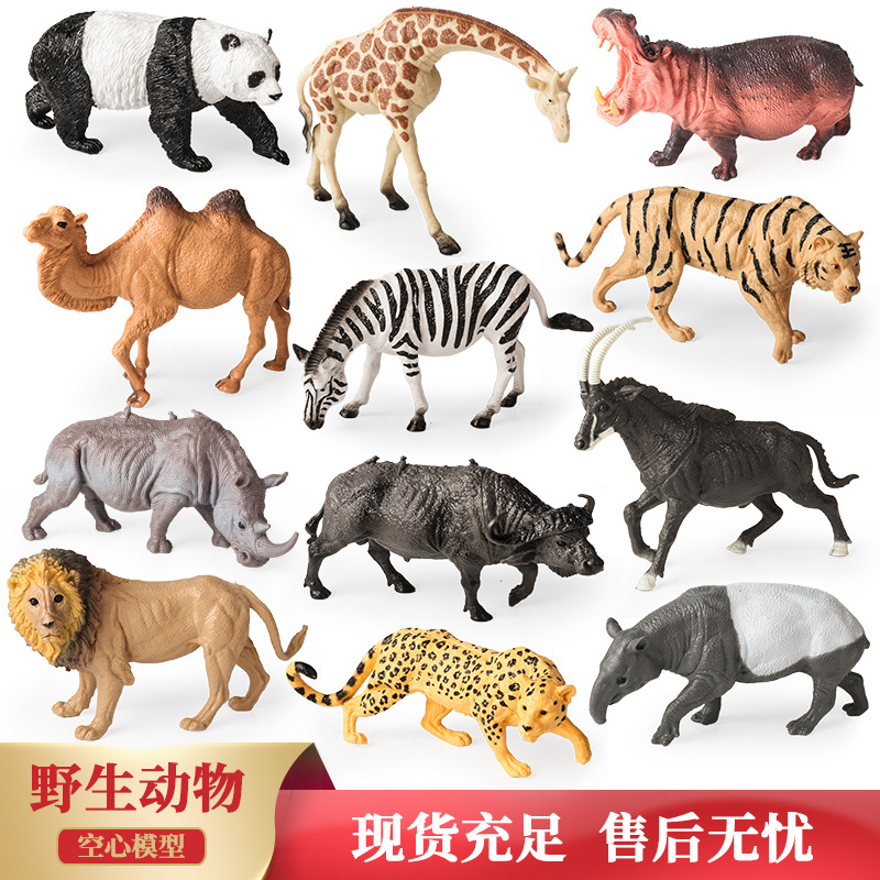 野生动物模型儿童认知老虎猎豹