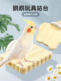 刺星球牡丹玄凤秋千虎皮鹦鹉玩具站台鸟笼配件攀爬站杆云梯用品