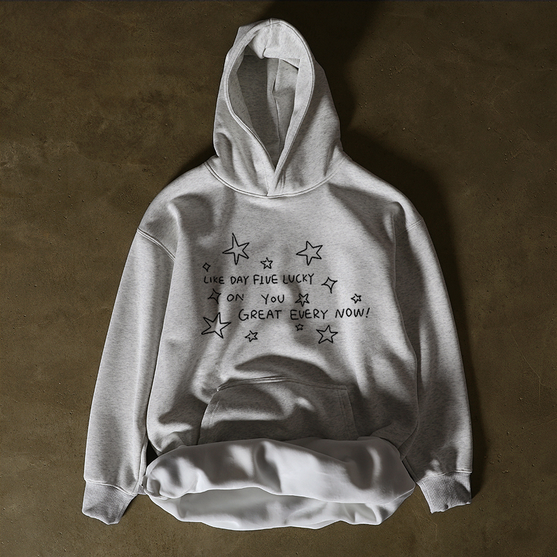 搞钱做慈善 银狐绒580克保暖！美式长袖女加绒加厚男上衣连帽卫衣