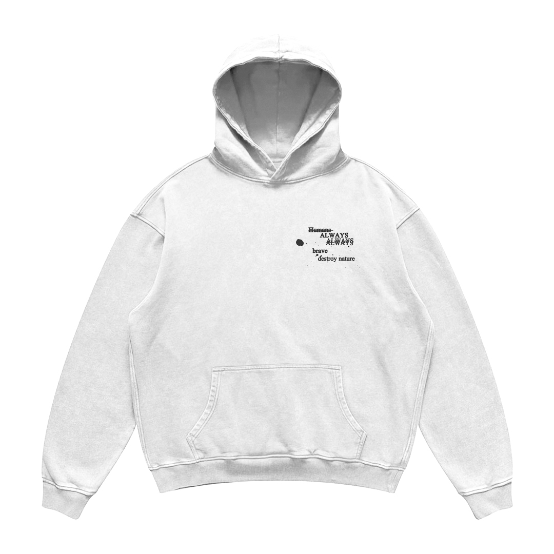 400g重磅纯棉oversize风宽松潮牌卫衣男女美式复古高街连帽衫上衣