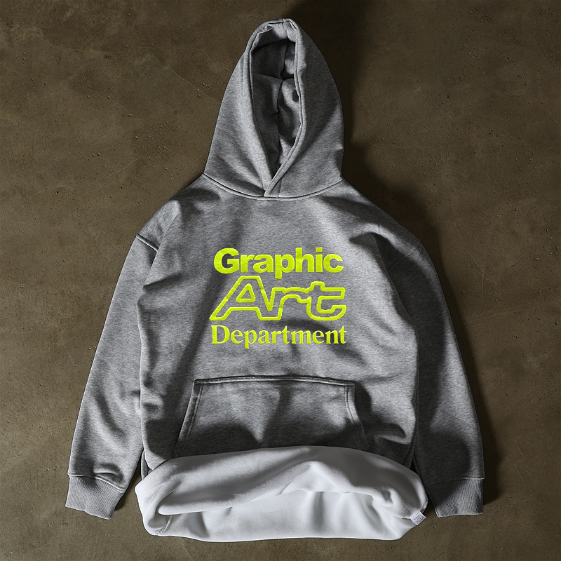 搞钱做慈善 银狐绒580克保暖！美式长袖女加绒加厚男上衣连帽卫衣