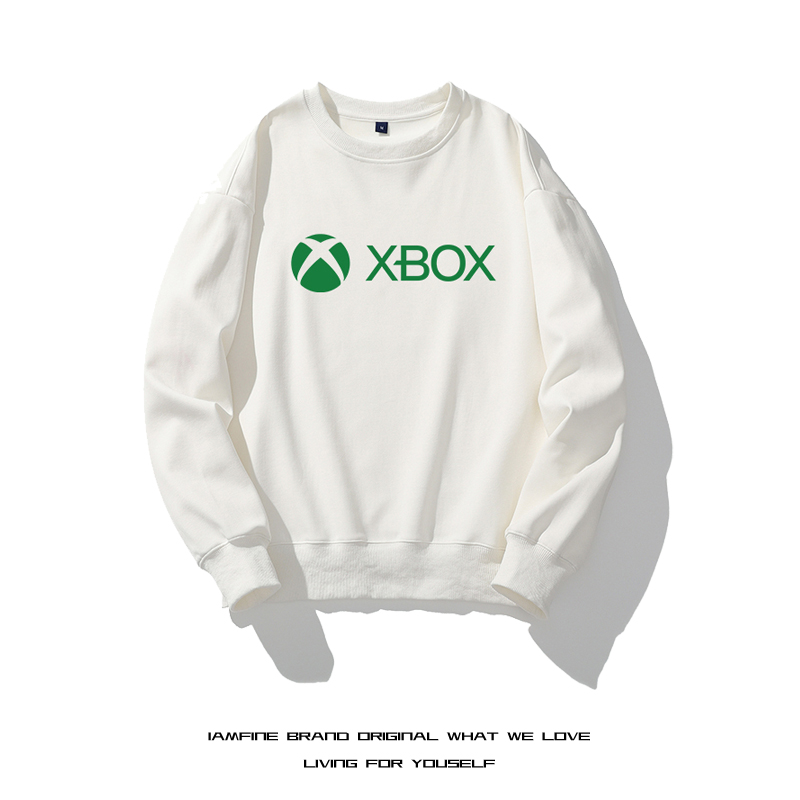 XBOX微软主机周边圆领卫衣士官长光环地平线游戏电玩套头衣服秋