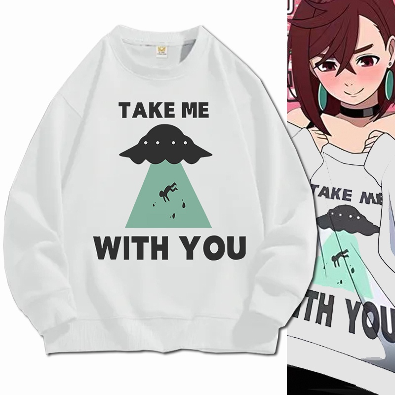 超自然武装圆领卫衣胆大党周边绫濑桃同款卫衣衣服周边当哒当cos