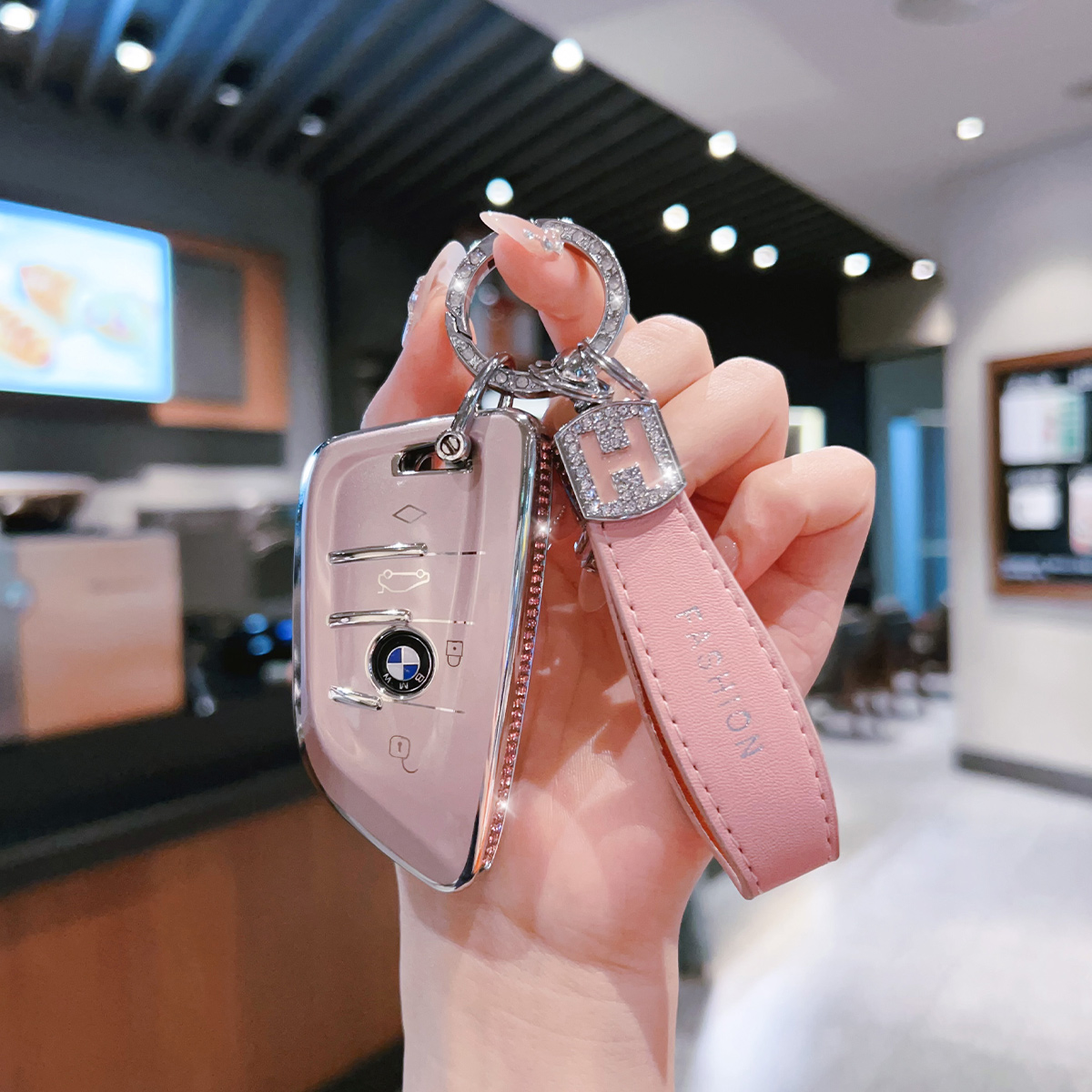 适用于宝马5系钥匙套女