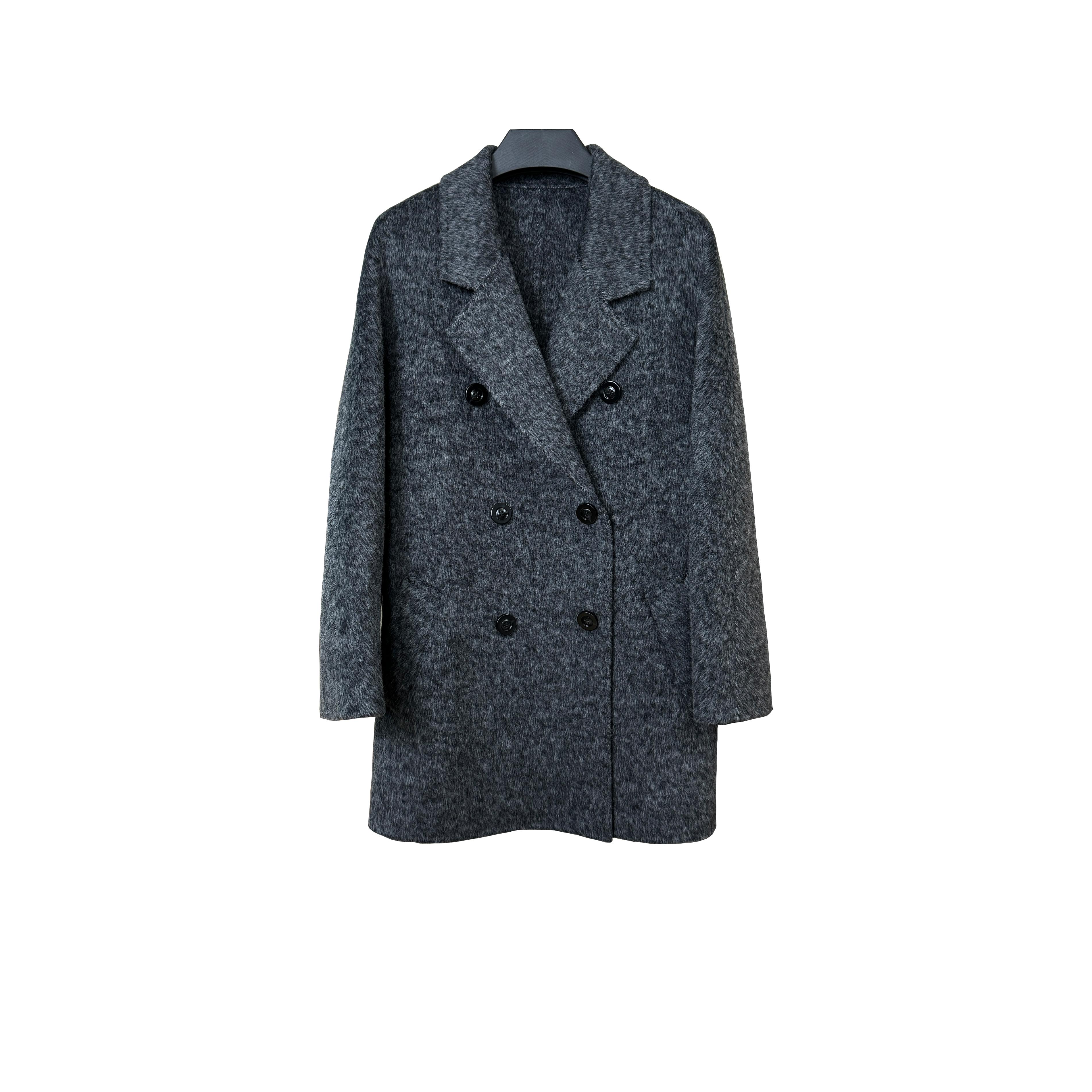 商场同款羊毛双面呢大衣