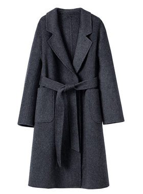 牦牛绒长毛加厚浴袍款大衣软糯保暖显瘦小个子百搭女19802