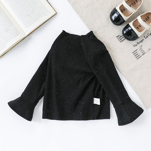 【洋气拜年服打底衫】童装女童春季甜美喇叭袖打底衫内搭长袖T恤