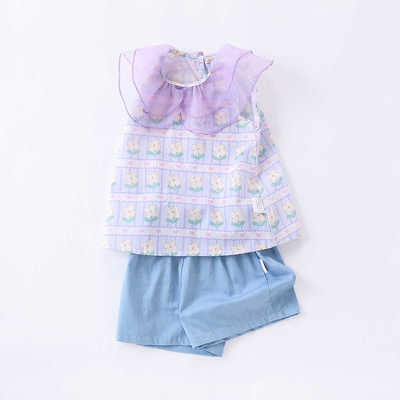 背心两件套新款甜美时髦夏季