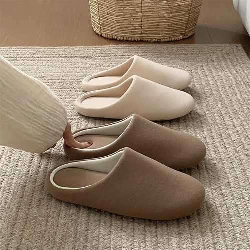 简约柔软静音软底地板鞋男女情侣