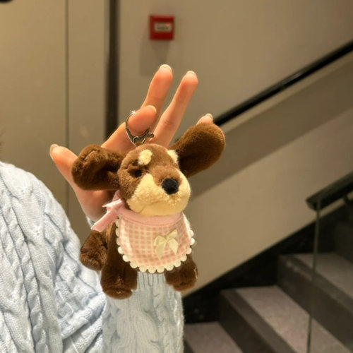 英国代购奥托腊肠犬挂件宝宝小狗公仔毛绒玩具柔软玩偶礼物