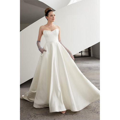 法式简约复古抹胸出门纱