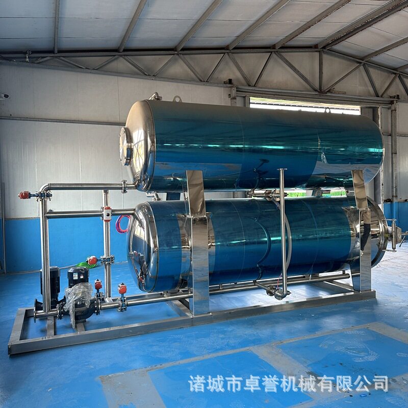 八宝粥燕窝粥海参粥水浴式全自动杀菌锅玻璃瓶罐头瓶装防爆灭菌釜