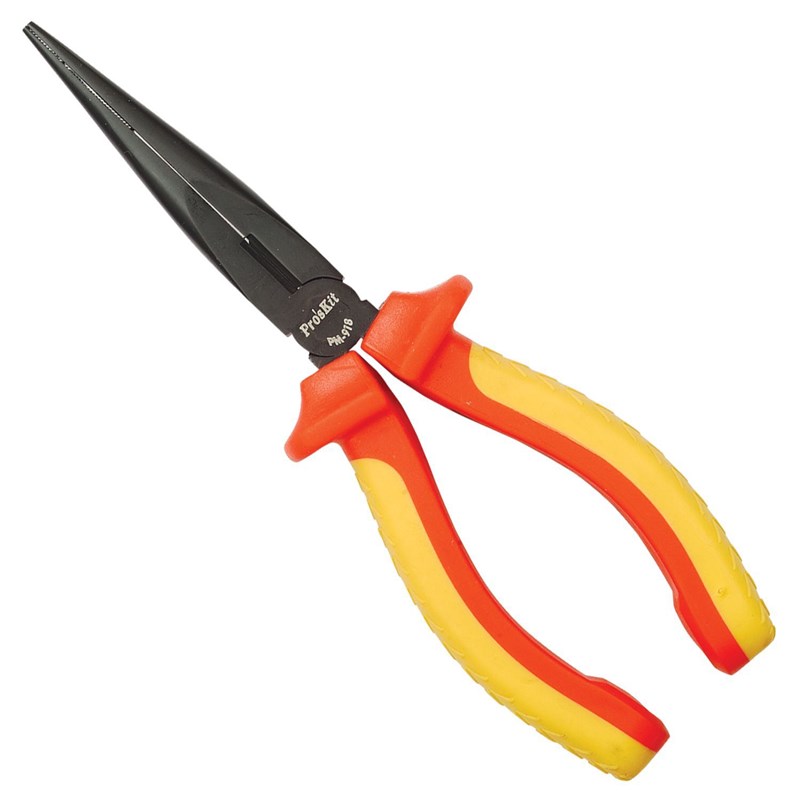 。宝工台湾PM-918高压绝缘尖嘴钳钢丝钳电工钳子耐压1000V1KV