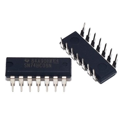 直插74HC08 DIP-14 四路2输入与门 逻辑IC芯片集成电路 SN74HC08N