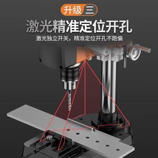 无刷数显台钻小型家用220v工业级钻床铣床多功能高精度钻孔机台转