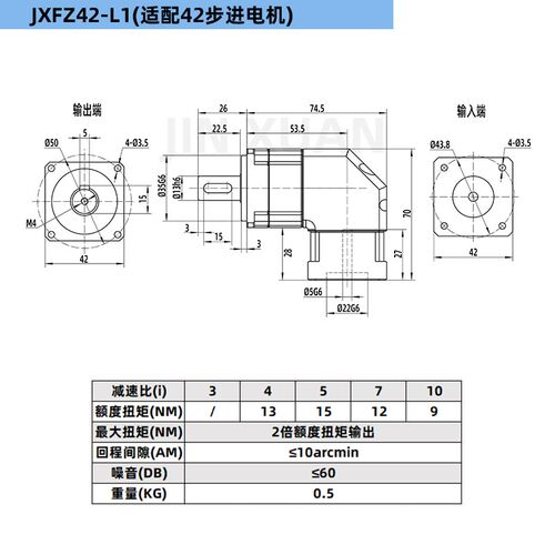 步进伺服马达精密行星减速机4257/6080/86110/130W变速机器齿轮箱