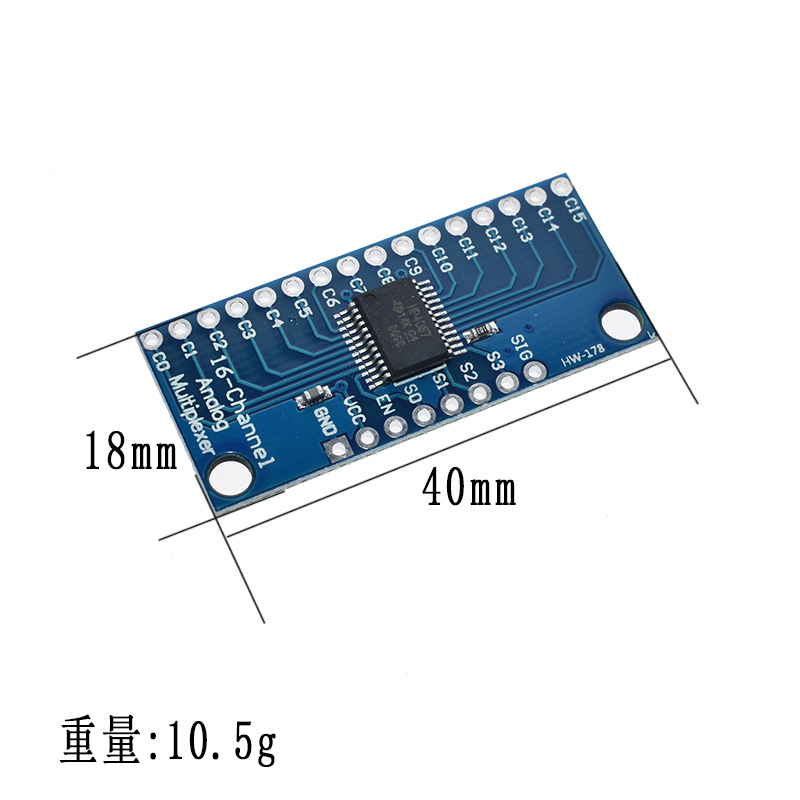 CD74HC4067高速CMOS 模拟多路复用器 16通道模拟多路复用器