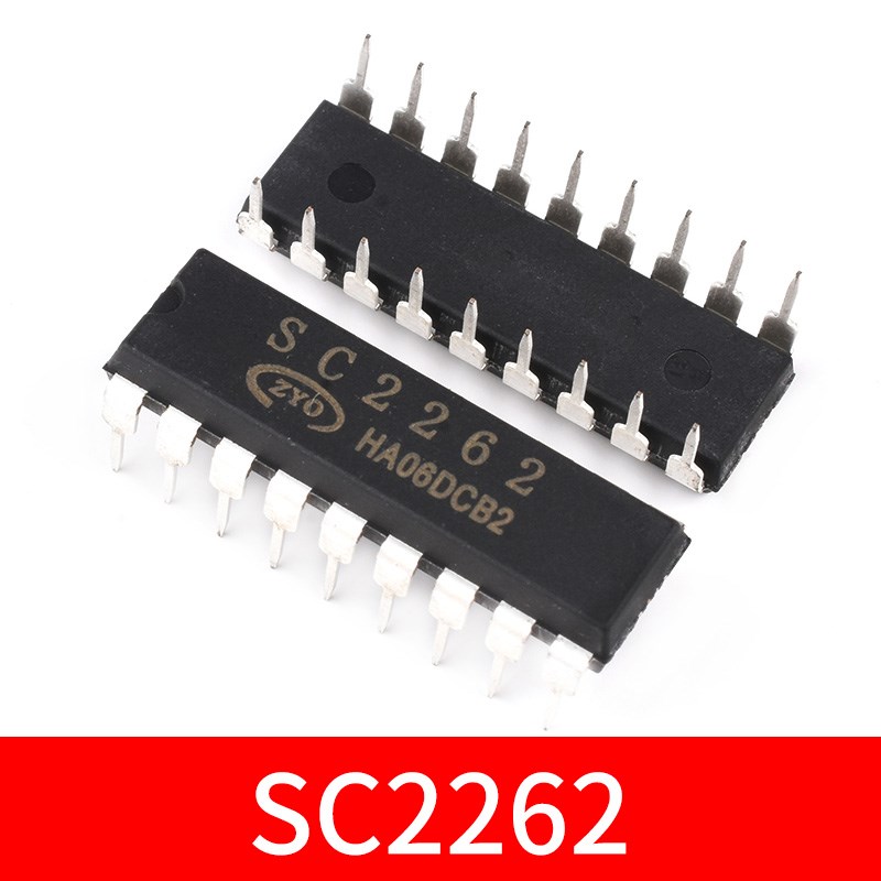 SC/PT2262/2272-M4/L4/T4M6无线遥控发射接收解码器芯片DIP18直插