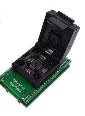 TQFP32 烧录座LQPFP48 QFP32转DIP32 DIP48编程座 烧写座测试IC座