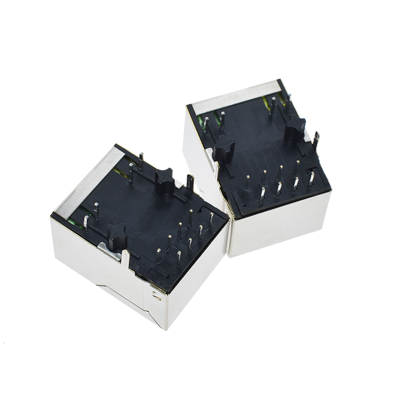 HR911105A RJ45网路接口带灯 汉仁HanRun 网路隔离变压器 带滤波