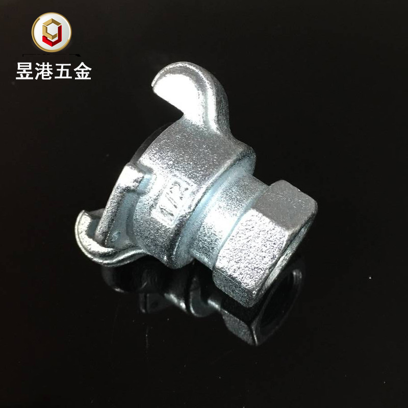 美式空气管接头爪式快速接头船用羊角接头宝塔内丝外丝接头1/22/3