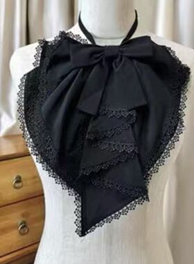 初代魔女口水巾洛丽塔哥特宫廷lolita假领子挂脖