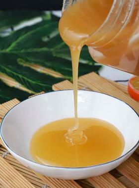 【土农家蜂场蜜保真】淮水月土蜂明蜜每瓶500蜂克WHJ纯土蜂蜜结晶