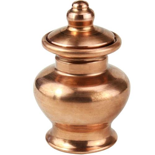 迷你小宝瓶藏式供佛用品红铜供瓶龙王财神家用摆件净瓶可装藏小号