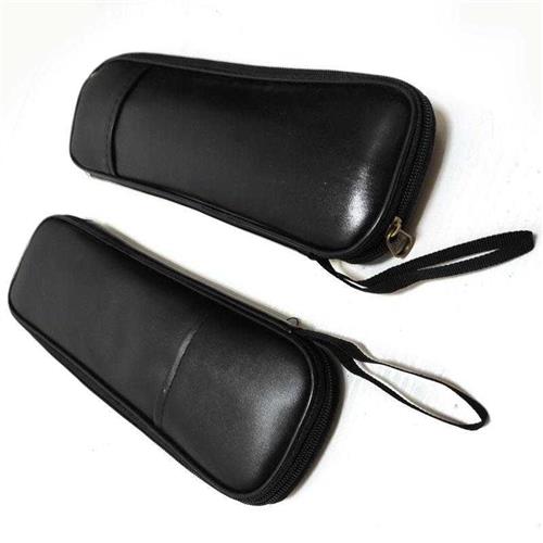 秦腔豫剧黑檀木牙子响板包戏曲牙子包手板皮包鼓板包紫檀木牙子包