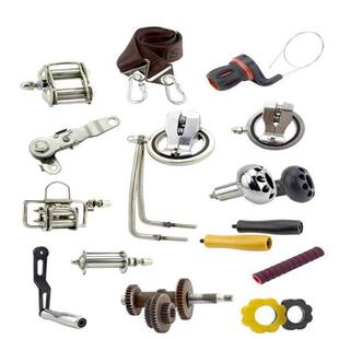 胜利风筝轮合金万向轮支架六导过线器背带轮手握轮加长臂改装摇把