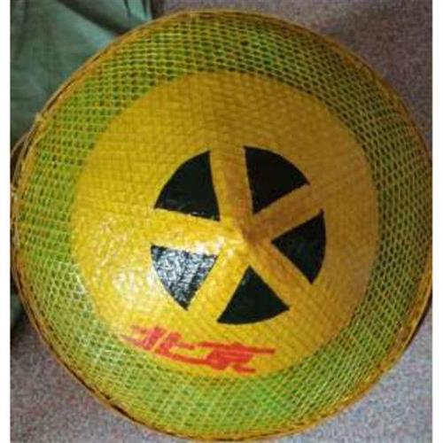 竹编斗笠帽湖南湘西棕丝尼龙网布斗笠钓鱼帽舞蹈斗笠遮阳防雨斗笠