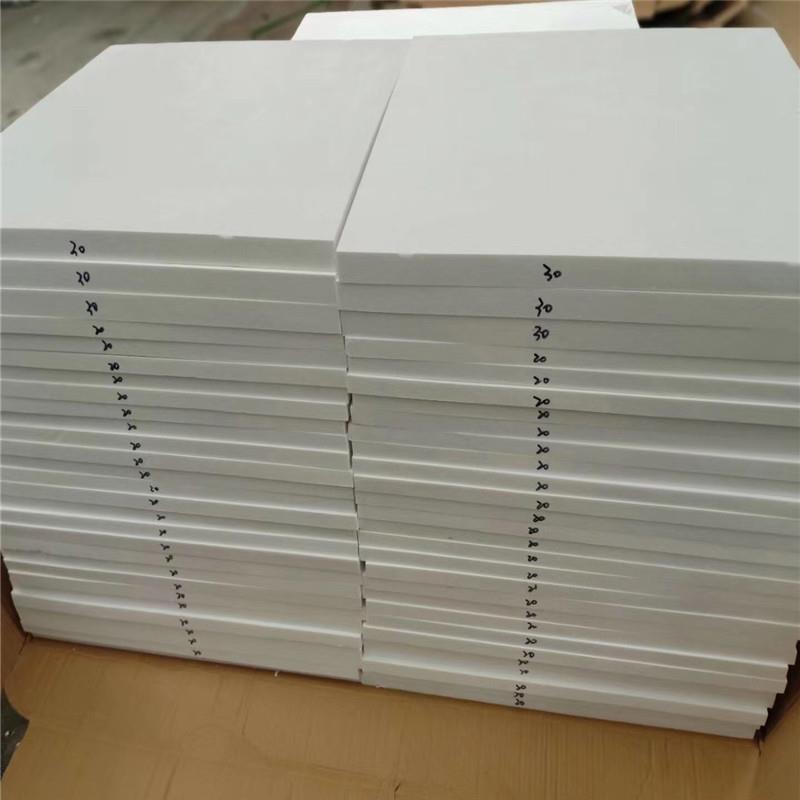 .工程塑胶5mm聚四氟乙烯楼梯滑动支座垫板铁氟龙板PTFE特氟龙裁切